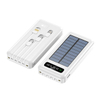 Portable Solar Power Bank with USB Cables